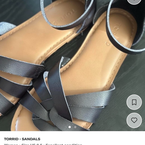 torrid Shoes - Torrid Black Strappy Sandals
